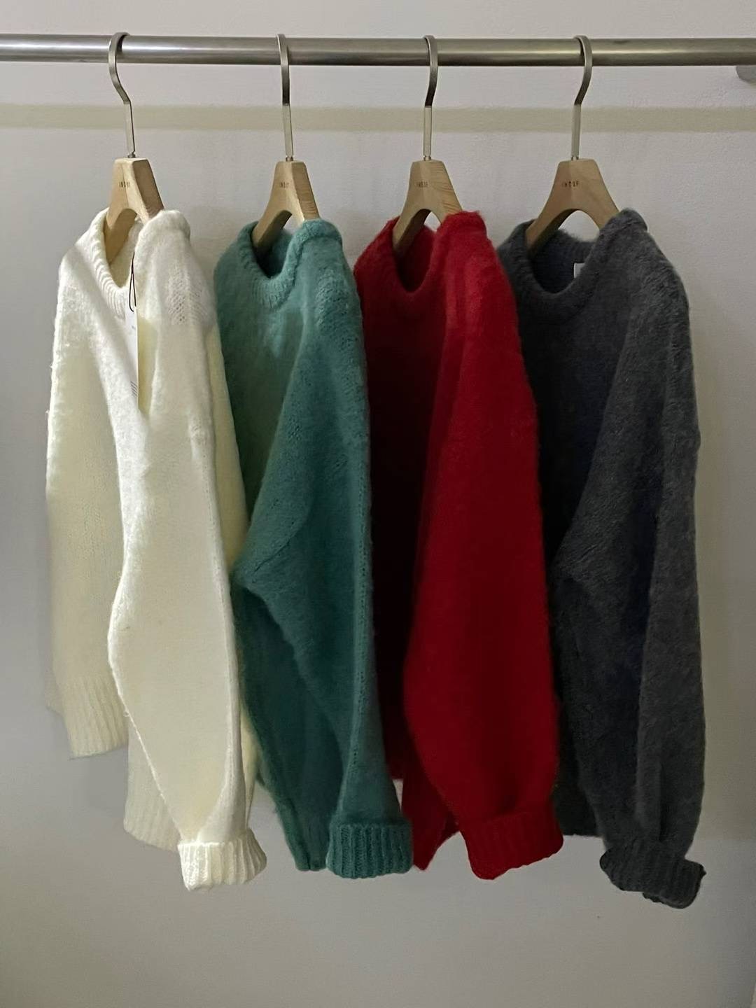 INOUF東大門㊣直郵女士新品人氣時尚推薦休閑熱賣針織衫羊駝INOUF/FLUTTER針織衫圖色2左二色