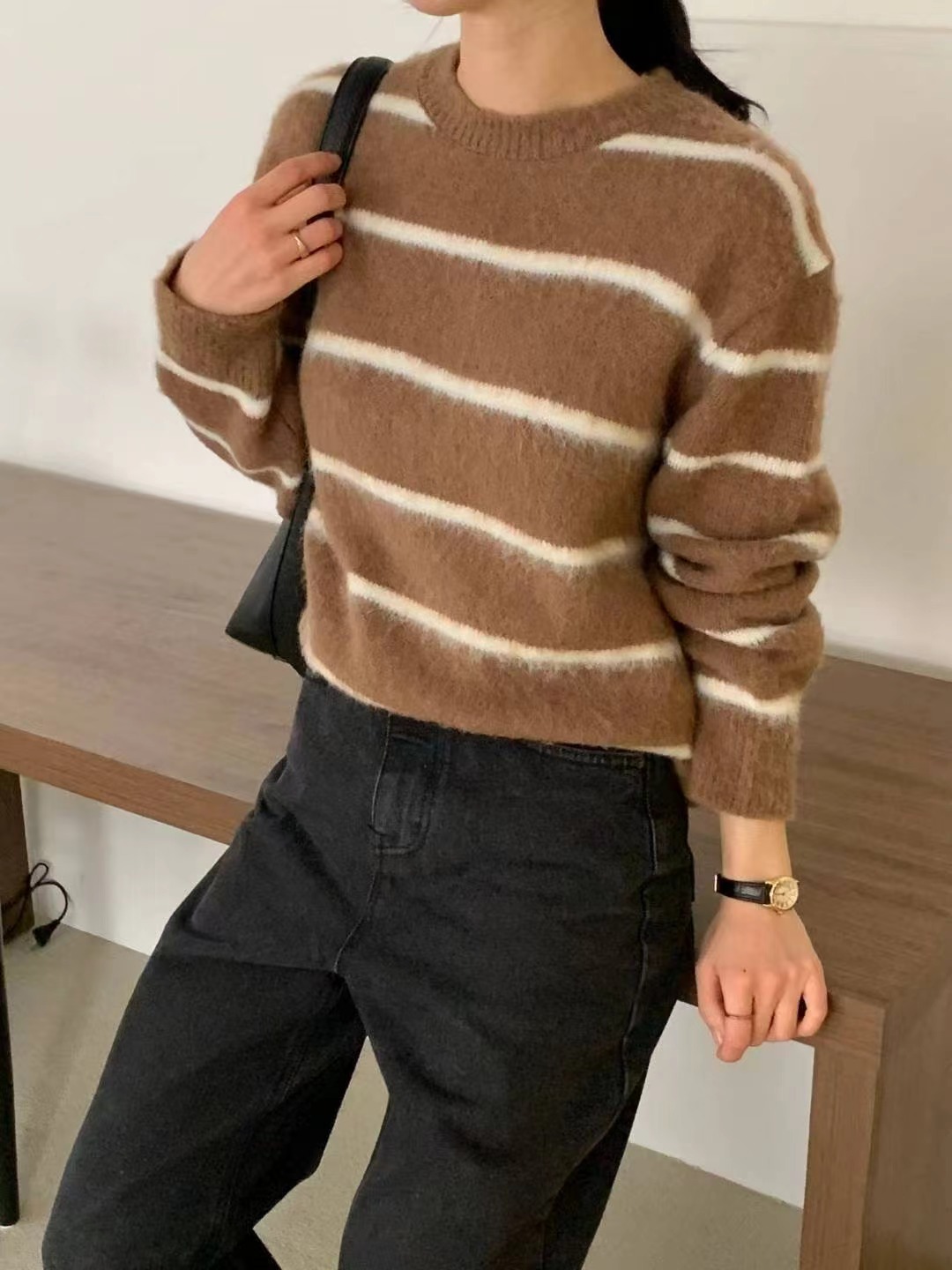 SUNDAY東大門㊣實拍女士新款職業25秋冬人氣推薦熱賣針織衫SUNDAY-2件起針織衫圖色3