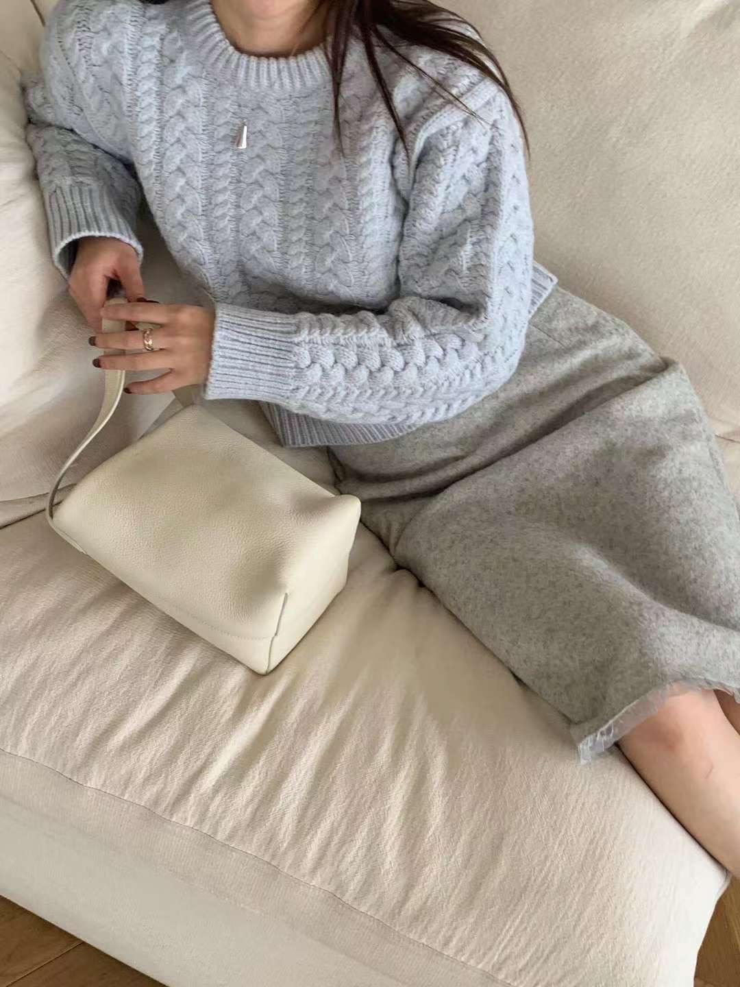 LONDON LACE-런던레이스-T東大門㊣實拍女士新款職業長裙LONDON LACE長裙