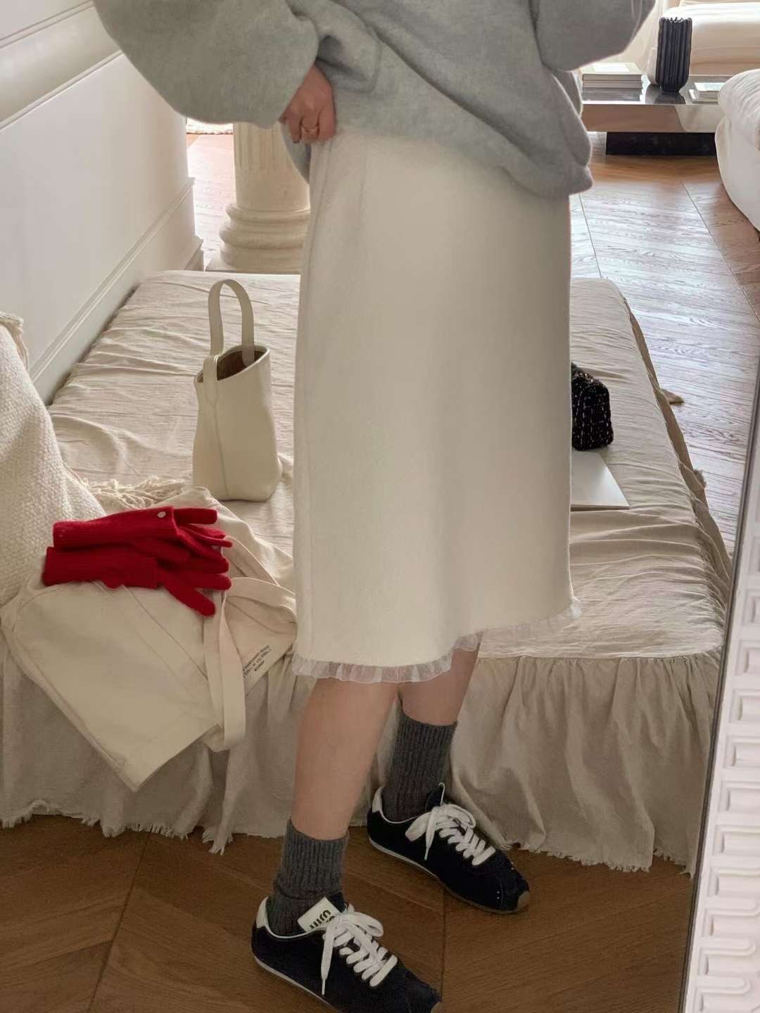 LONDON LACE-런던레이스-T東大門㊣實拍女士新款職業長裙LONDON LACE長裙圖色1