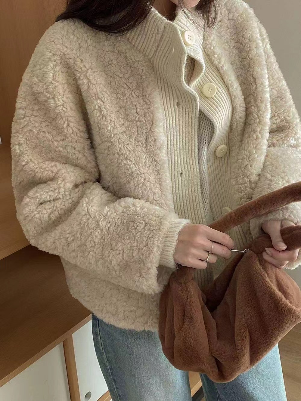 UNDERCOVER東大門㊣直郵女裝新品熱賣時尚25秋冬推薦人氣夾克UNDERCOVER夾克