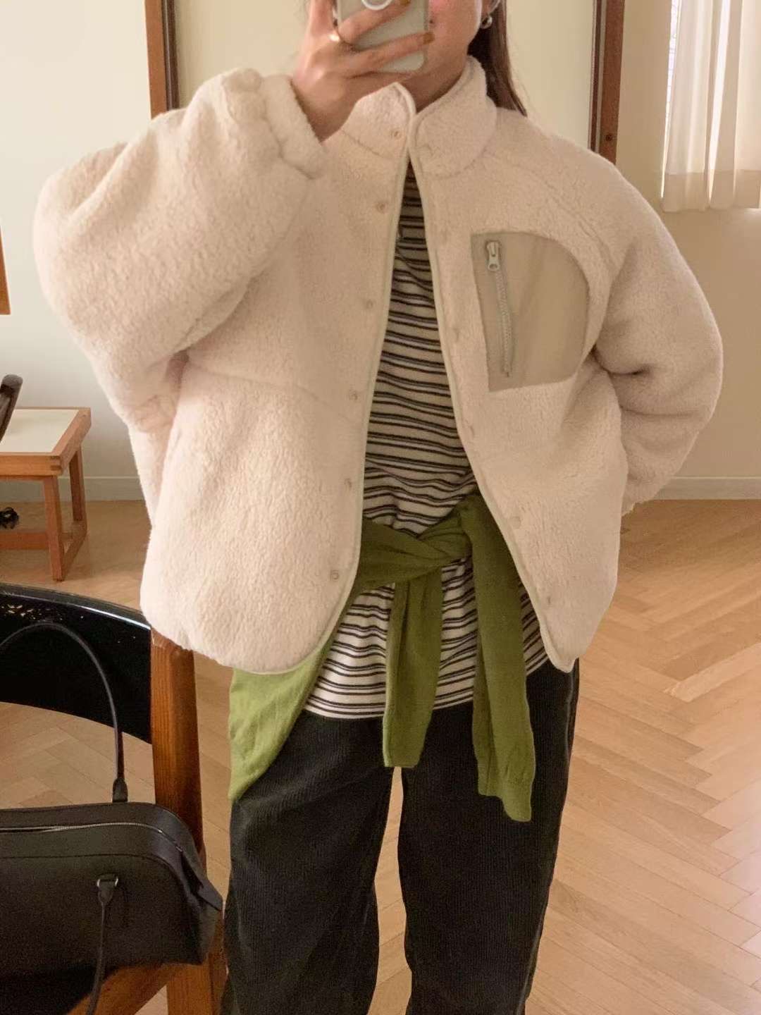 LONDON LACE-런던레이스-T韓國直郵㊣女裝新品職業夾克連帽衫LONDON LACE夾克圖色1