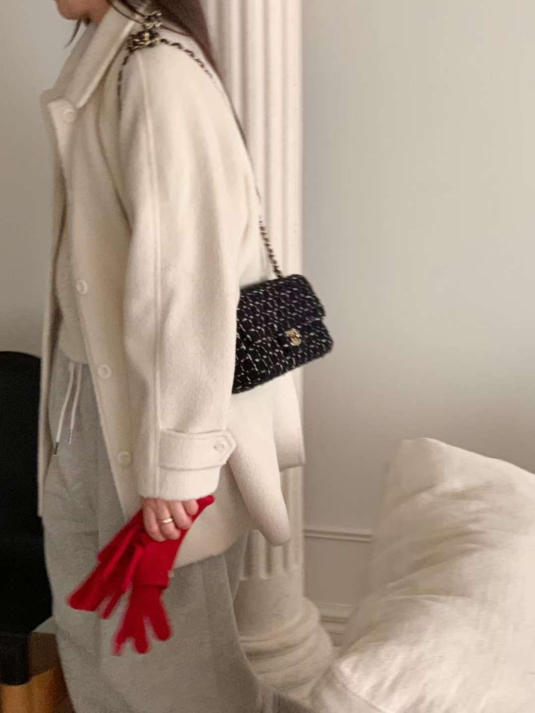 LONDON LACE-런던레이스-T東大門㊣代購女裝新款時尚中長款大衣LONDON LACE中長款大衣