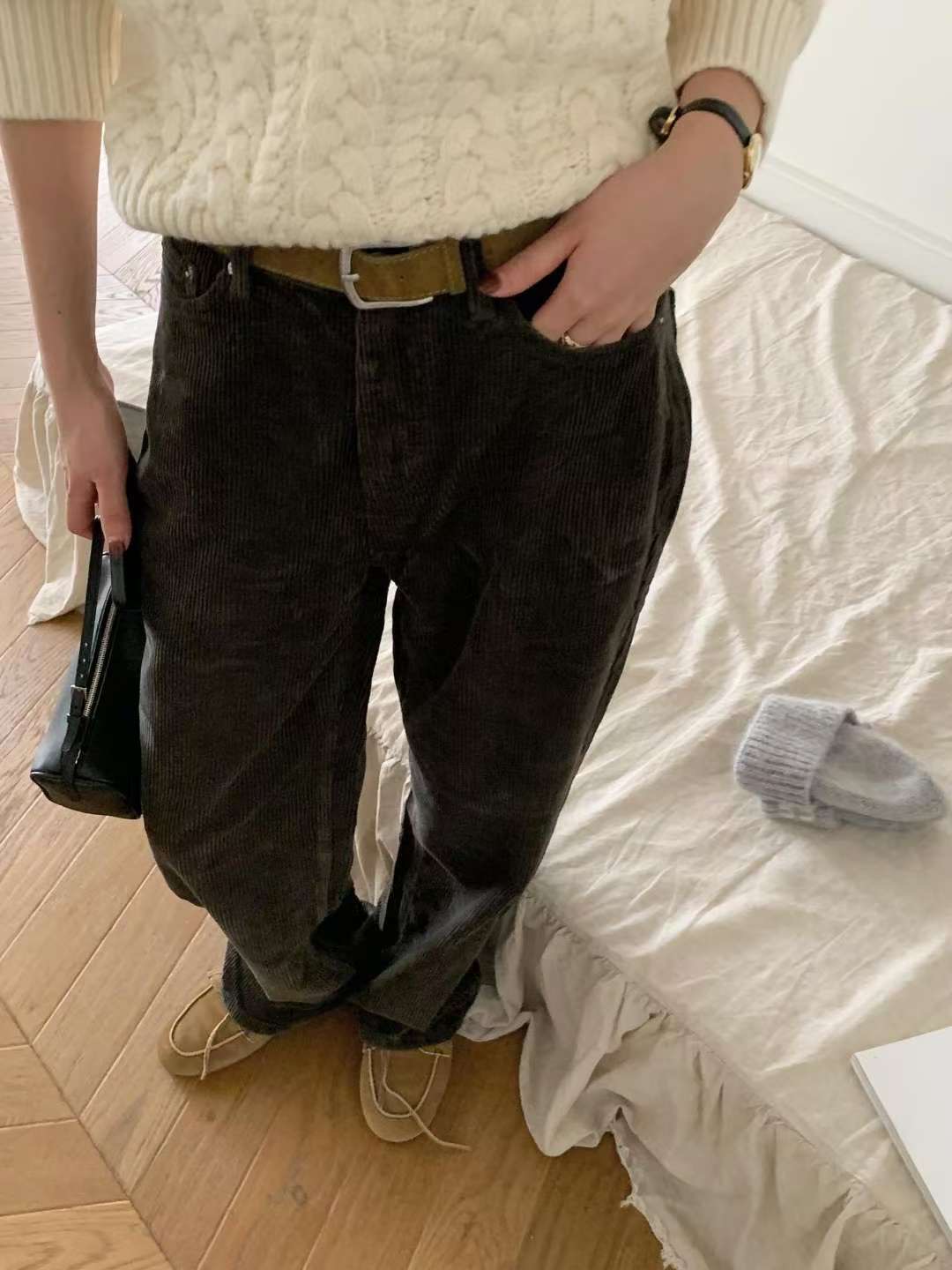 LONDON LACE-런던레이스-T東大門㊣直郵女士新品時尚牛仔褲不含腰帶LONDON LACE牛仔褲圖色2