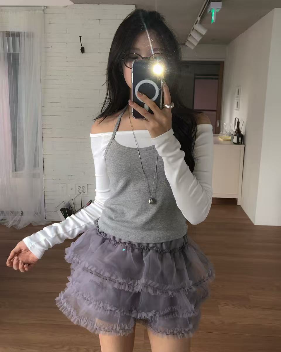 ANAG東大門㊣直郵女裝新款職業25秋冬休閑推薦時尚人氣短裙anag/OPENING TITLE短裙