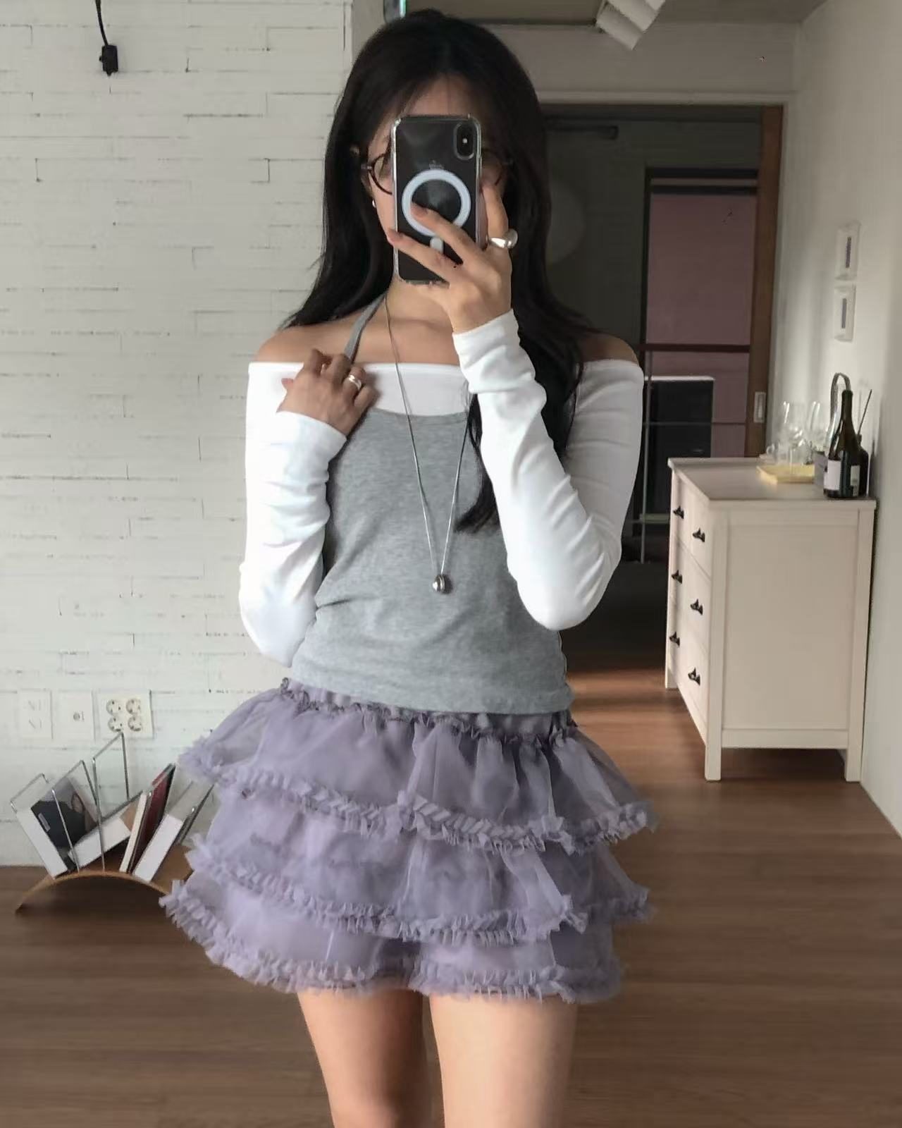 ANAG東大門㊣直郵女裝新款職業25秋冬休閑推薦時尚人氣短裙anag/OPENING TITLE短裙圖色4