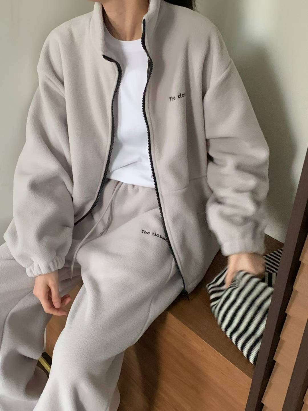 INOUF東大門㊣直郵女裝新款25秋冬時尚人氣推薦熱賣夾克羊毛INOUF/FLUTTER夾克