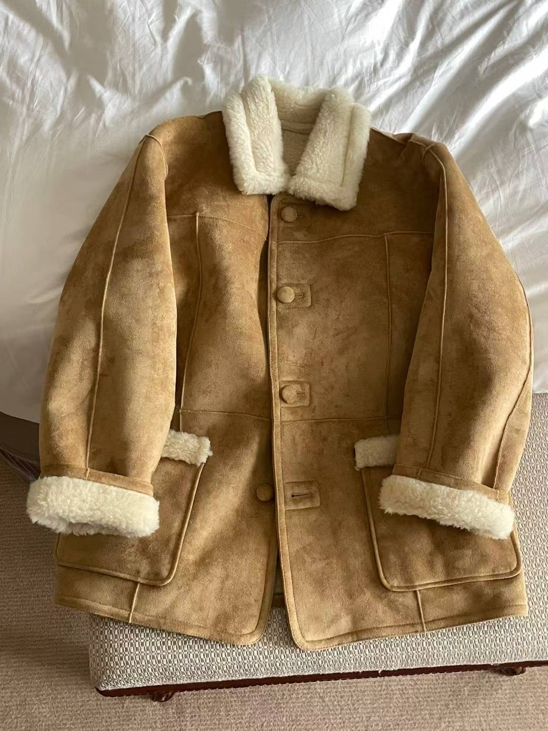 INOUF東大門㊣實拍女裝新品休閑人氣時尚推薦職業熱賣25秋冬夾克INOUF/FLUTTER夾克圖色1