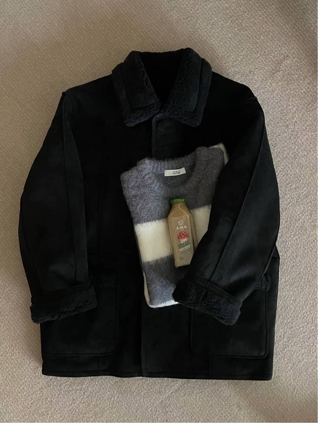 INOUF東大門㊣實拍女裝新品休閑人氣時尚推薦職業熱賣25秋冬夾克INOUF/FLUTTER夾克圖色2