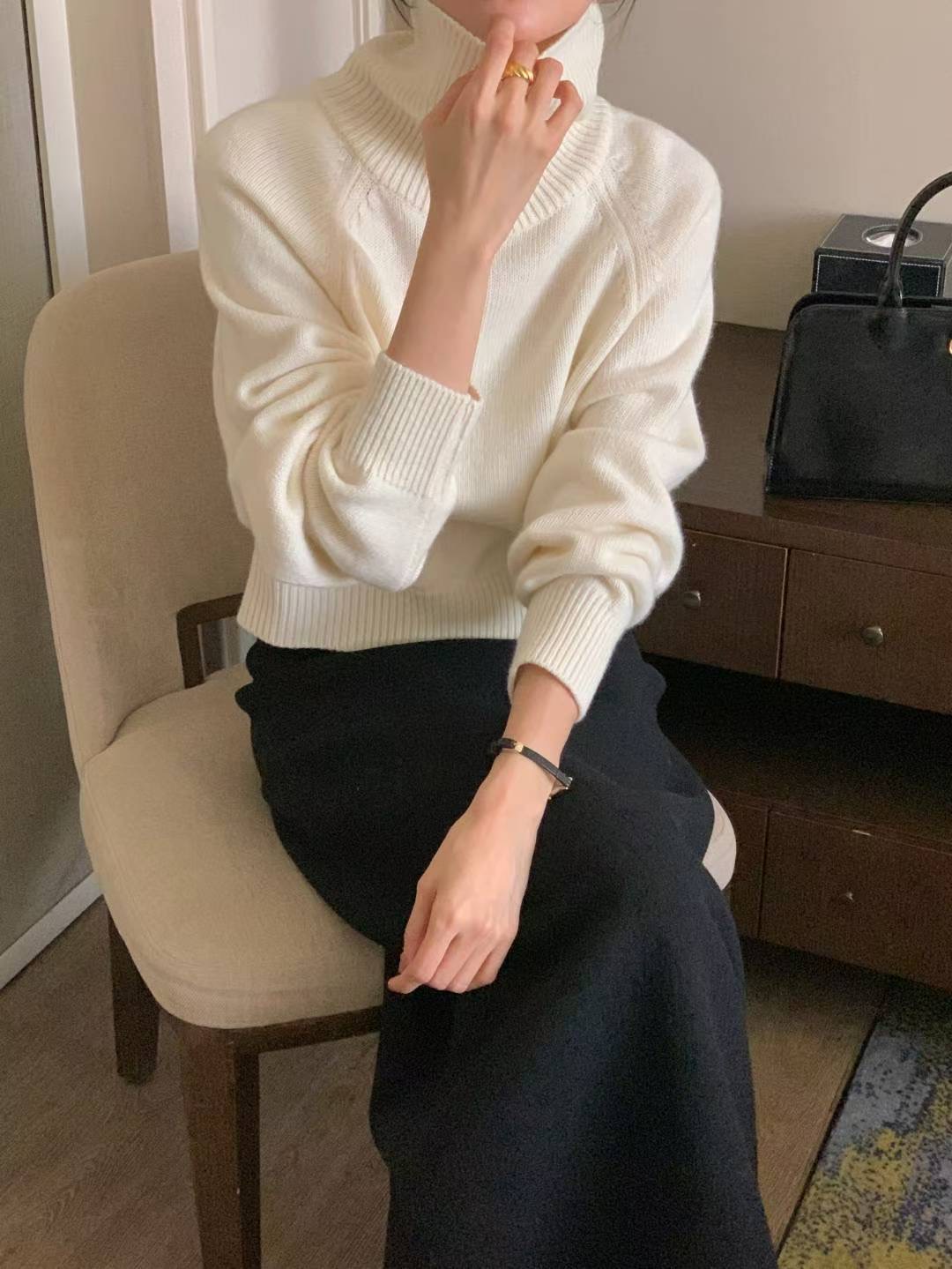 INOUF東大門㊣直郵女士新品25秋冬休閑推薦熱賣人氣時尚針織衫INOUF/FLUTTER針織衫