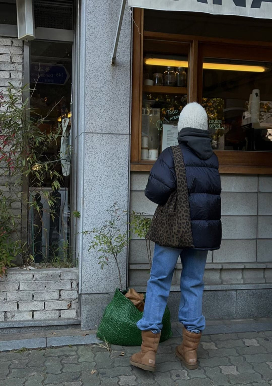 IMHERE韓國直郵㊣女裝新款職業休閑熱賣推薦時尚25秋冬牛仔褲IMHERE牛仔褲