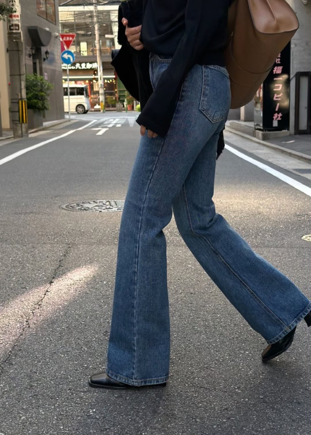 IMHERE東大門㊣代購女裝新品休閑熱賣人氣時尚職業推薦牛仔褲IMHERE牛仔褲