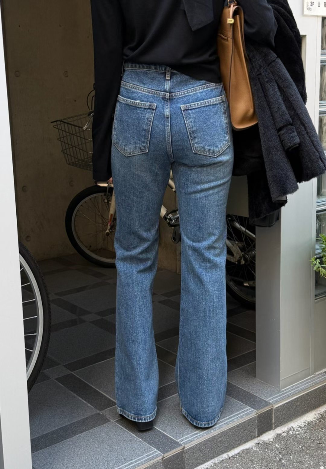 IMHERE東大門㊣代購女裝新品休閑熱賣人氣時尚職業推薦牛仔褲IMHERE牛仔褲