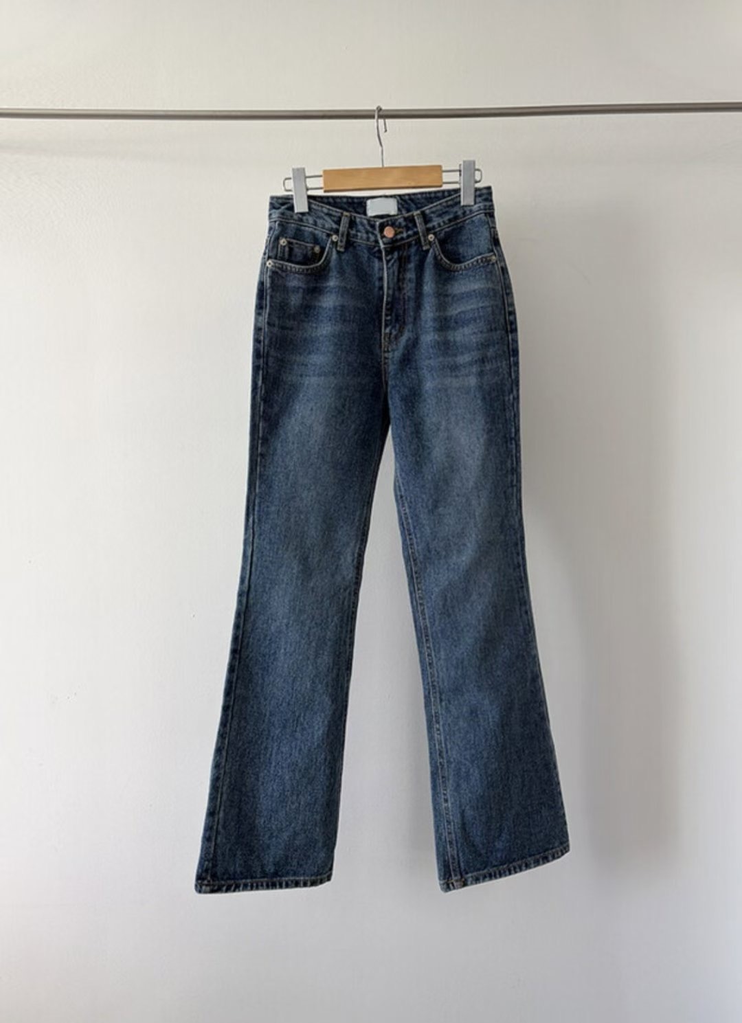 IMHERE東大門㊣代購女裝新品休閑熱賣人氣時尚職業推薦牛仔褲IMHERE牛仔褲圖色1