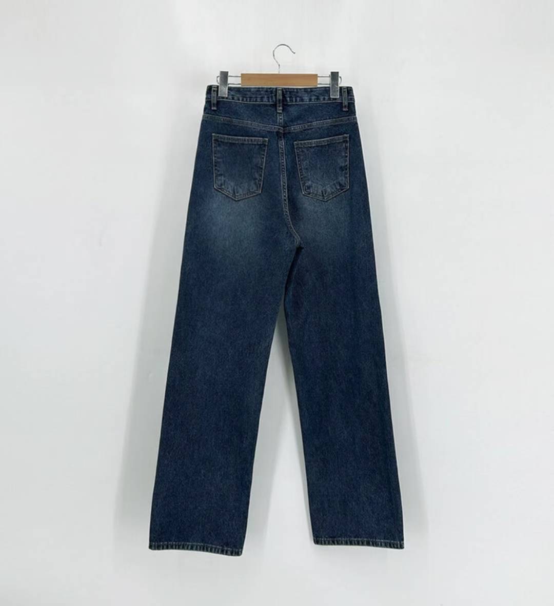 IMHERE東大門㊣實拍女士新品推薦熱賣人氣25秋冬時尚牛仔褲IMHERE牛仔褲