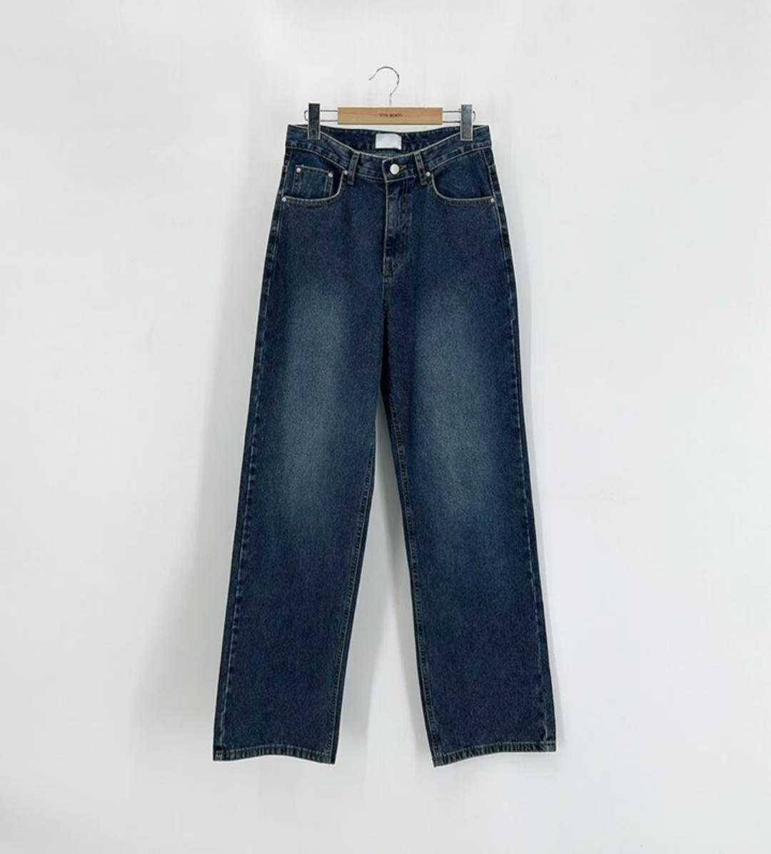 IMHERE東大門㊣實拍女士新品推薦熱賣人氣25秋冬時尚牛仔褲IMHERE牛仔褲圖色1