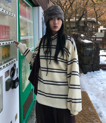 FLASH韓國代購㊣女士新款時尚推薦25秋冬職業熱賣休閑針織衫FLASH針織衫