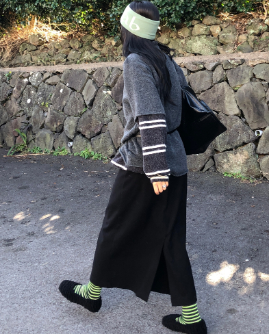 FLASH韓國代購㊣女士新款時尚推薦25秋冬職業熱賣休閑針織衫FLASH針織衫