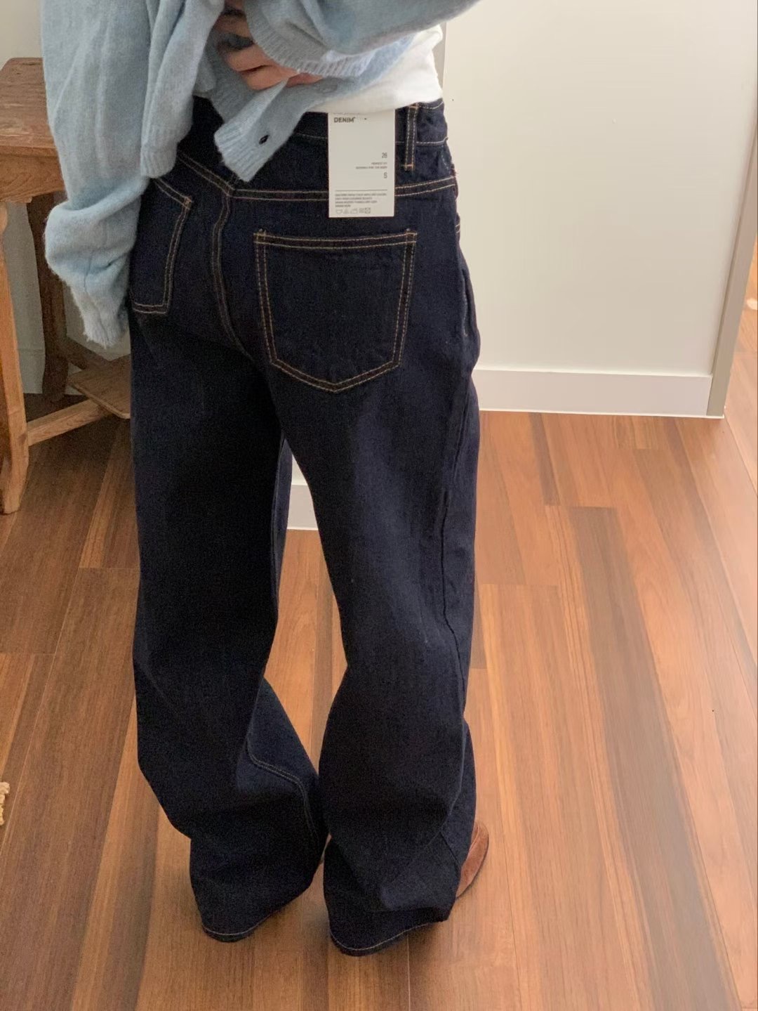 IMHERE韓國直郵㊣女裝新款職業熱賣時尚人氣25秋冬休閑牛仔褲IMHERE牛仔褲