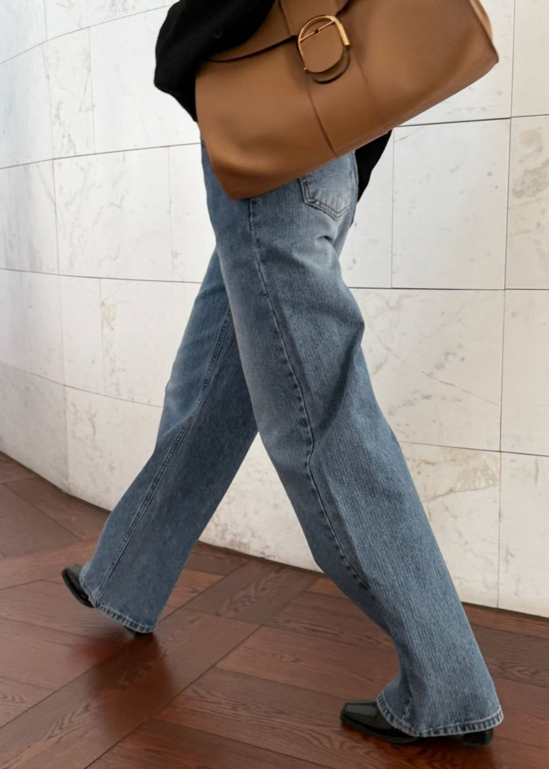 IMHERE東大門㊣直郵女士新款人氣熱賣25秋冬時尚職業牛仔褲IMHERE牛仔褲