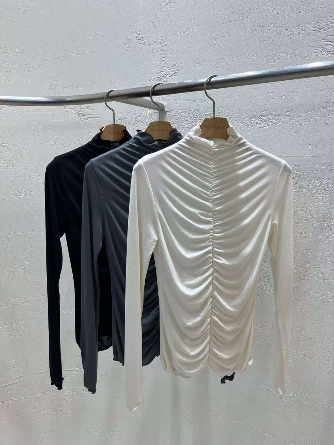 NEW FACE東大門㊣直郵女士新款推薦真品職業休閑時尚長袖T恤NEW FACE長袖T恤