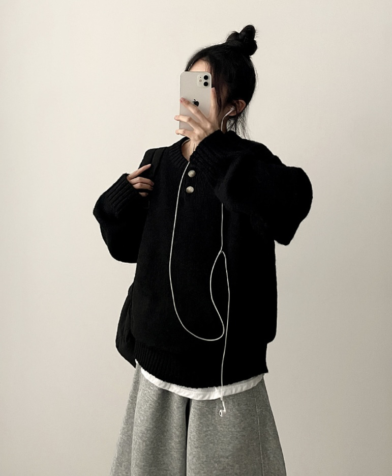 BLACK NOTE韓國直郵㊣女裝新款熱賣職業人氣真品25秋冬針織衫BLACK NOTE針織衫圖色5