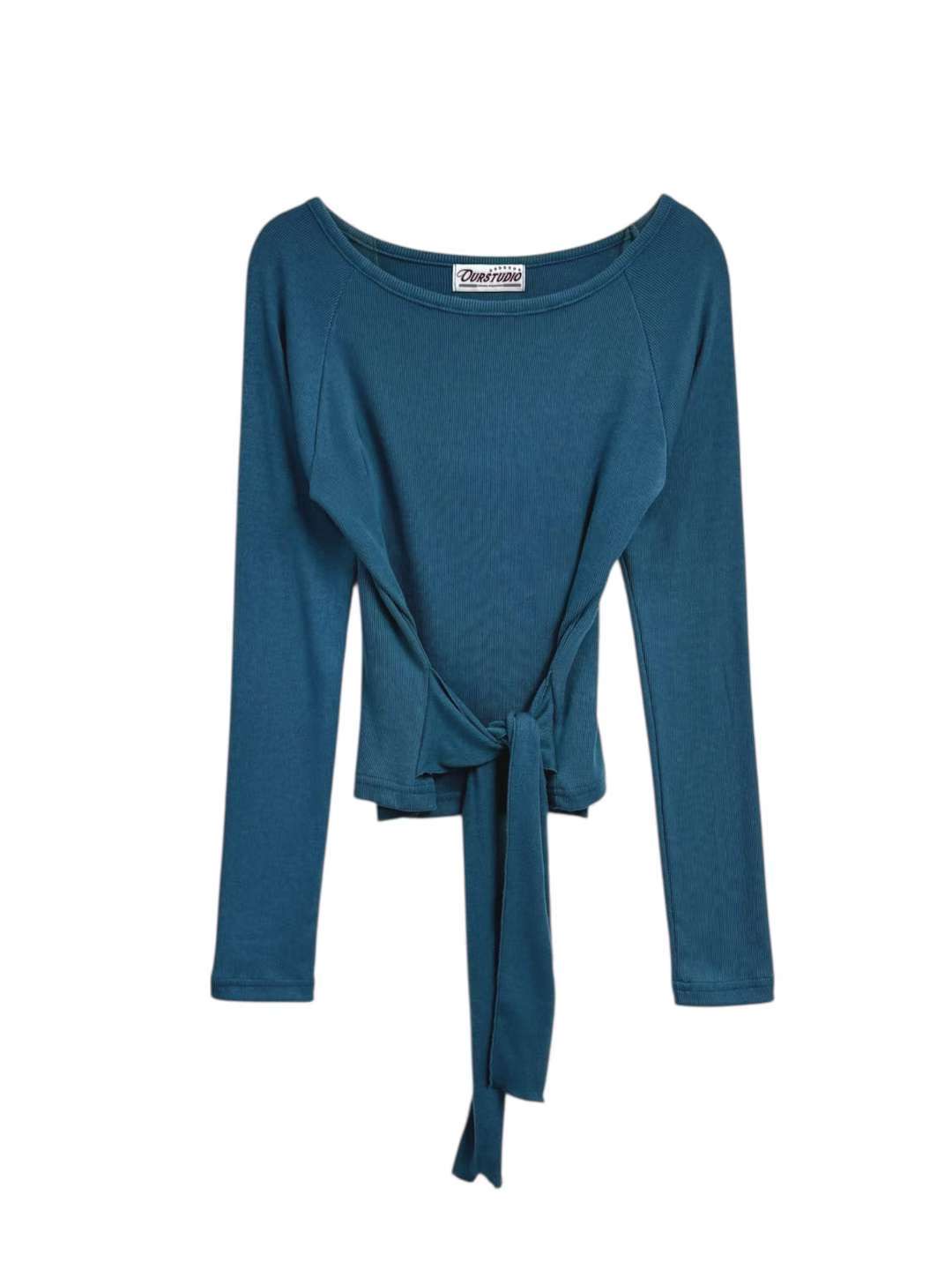 OURSTUDIO東大門㊣代購女裝新品真品時尚熱賣職業人氣長袖T恤OURSTUDIO長袖T恤圖色1