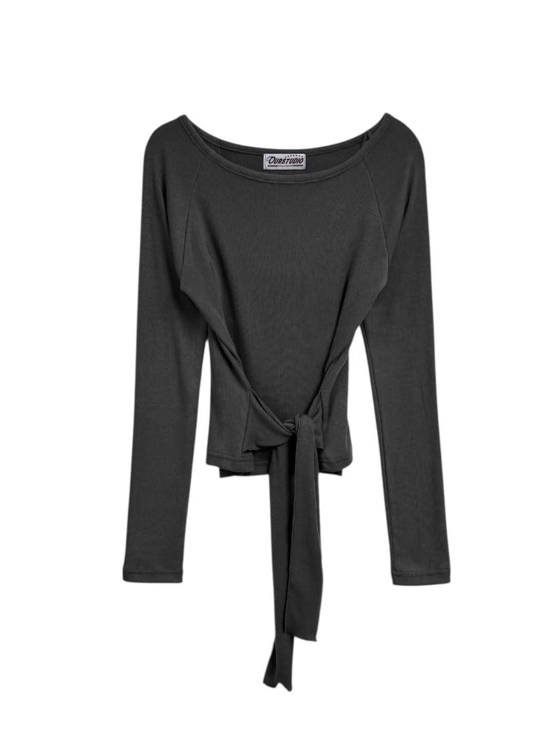 OURSTUDIO東大門㊣代購女裝新品真品時尚熱賣職業人氣長袖T恤OURSTUDIO長袖T恤圖色2