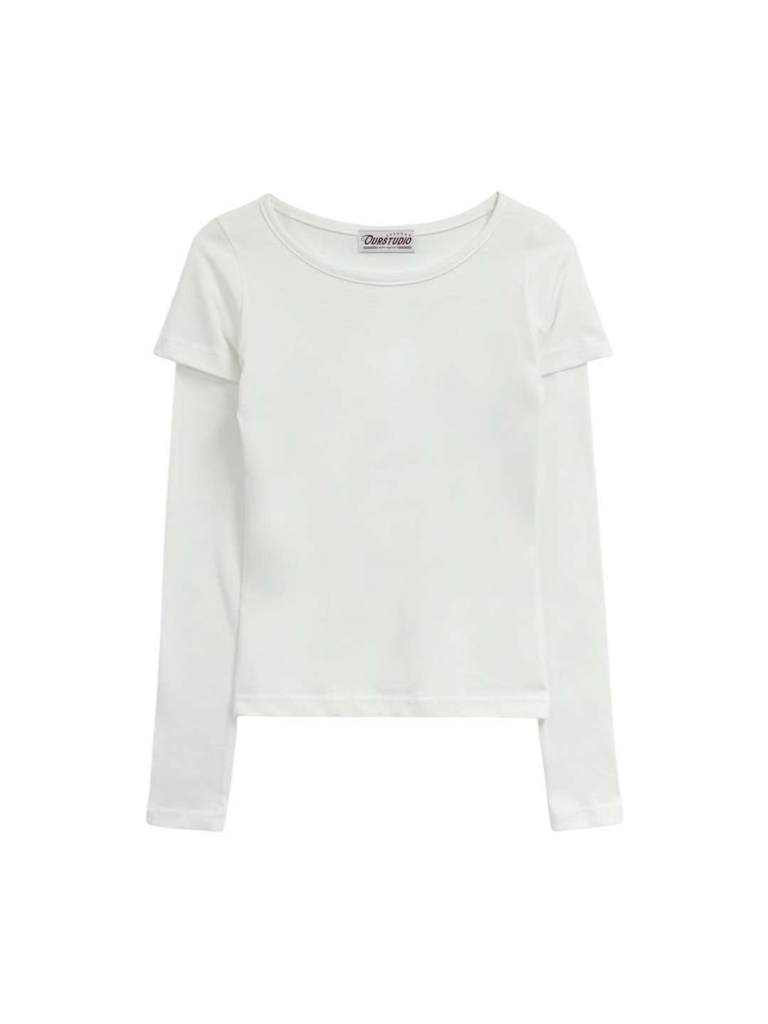 OURSTUDIO韓國直郵㊣女裝新品人氣休閑熱賣時尚25秋冬長袖T恤OURSTUDIO長袖T恤圖色1