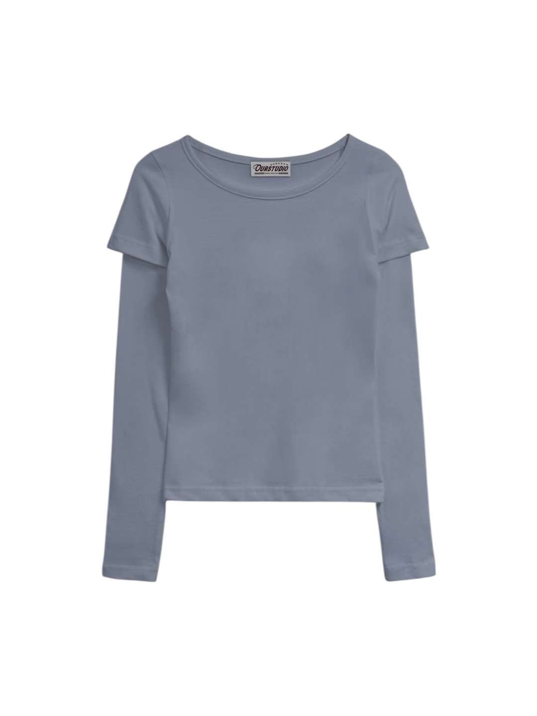 OURSTUDIO韓國直郵㊣女裝新品人氣休閑熱賣時尚25秋冬長袖T恤OURSTUDIO長袖T恤圖色2