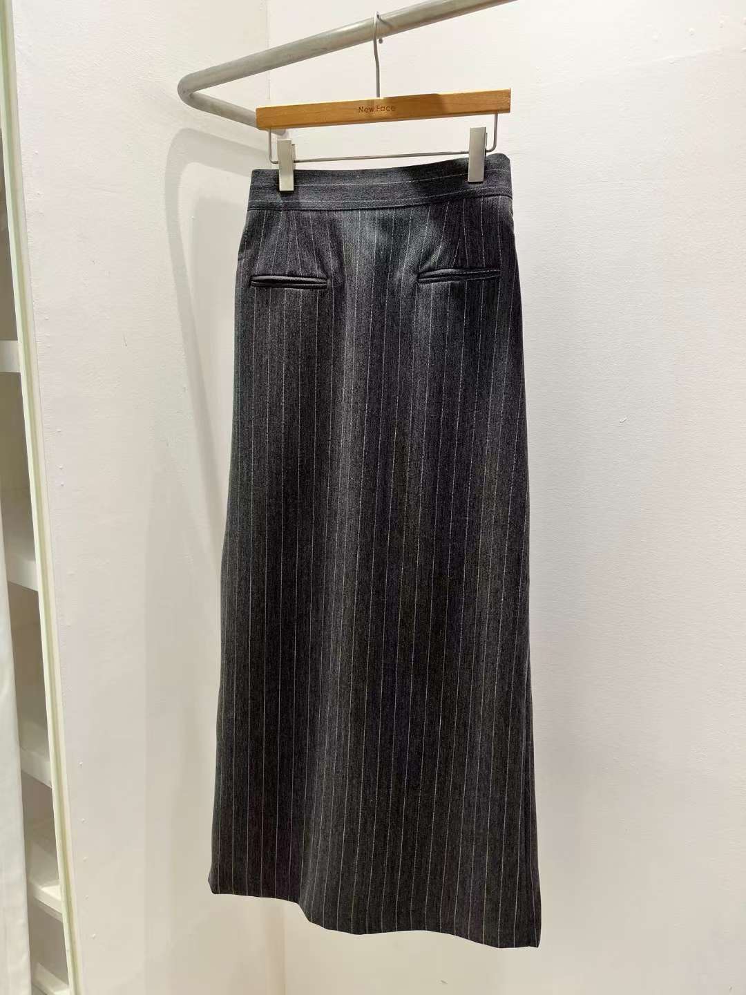 NEW FACE韓國代購㊣女士新款休閑推薦時尚25秋冬職業真品長裙NEW FACE長裙圖色1