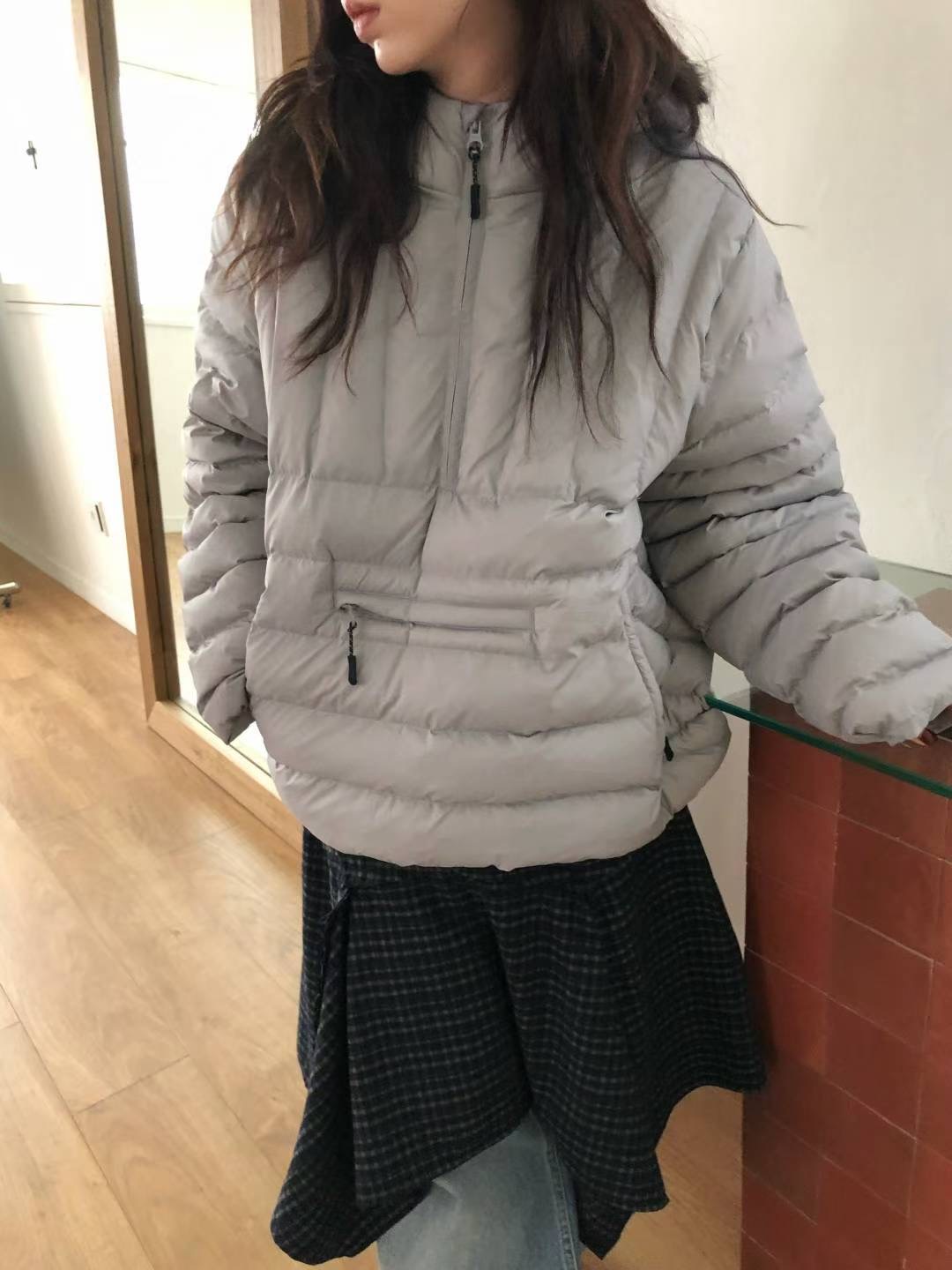 OURSTUDIO韓國直郵㊣女裝新品休閑真品25秋冬時尚短款棉服保暖OURSTUDIO短款棉服