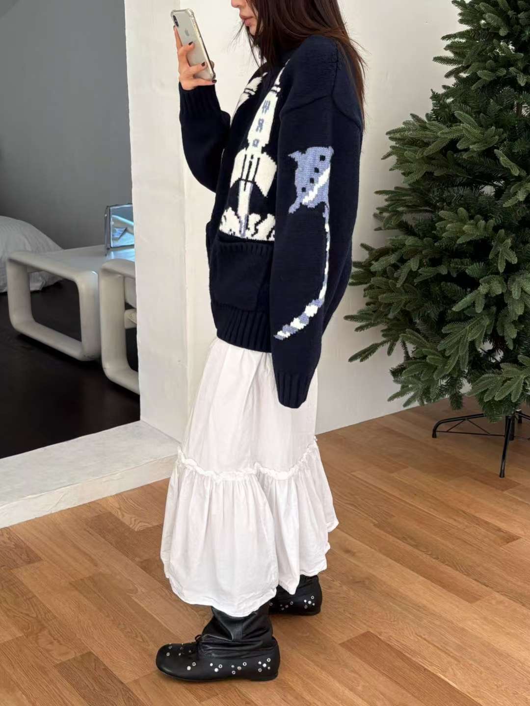 OURSTUDIO韓國代購㊣女裝新款推薦人氣時尚25秋冬夾克高領拉鏈衫OURSTUDIO夾克