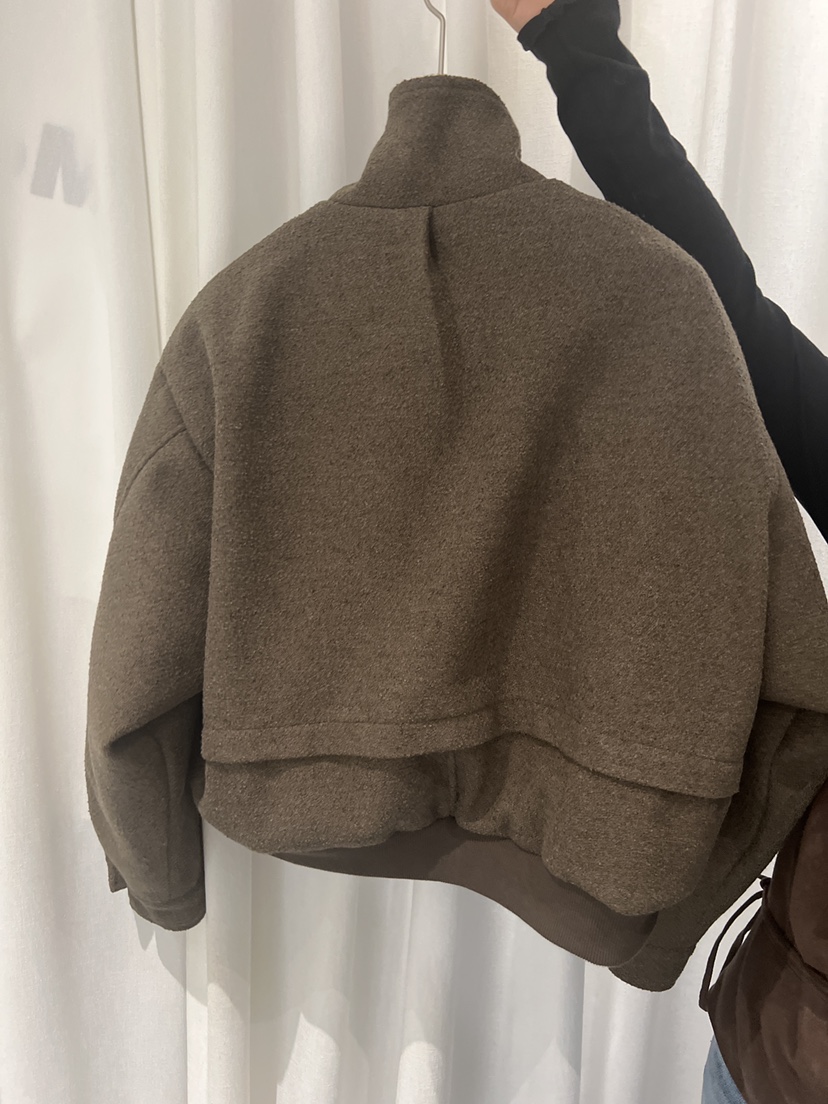 BOWIE東大門㊣代購女裝新品人氣真品時尚推薦25秋冬夾克羊毛填充BOWIE夾克