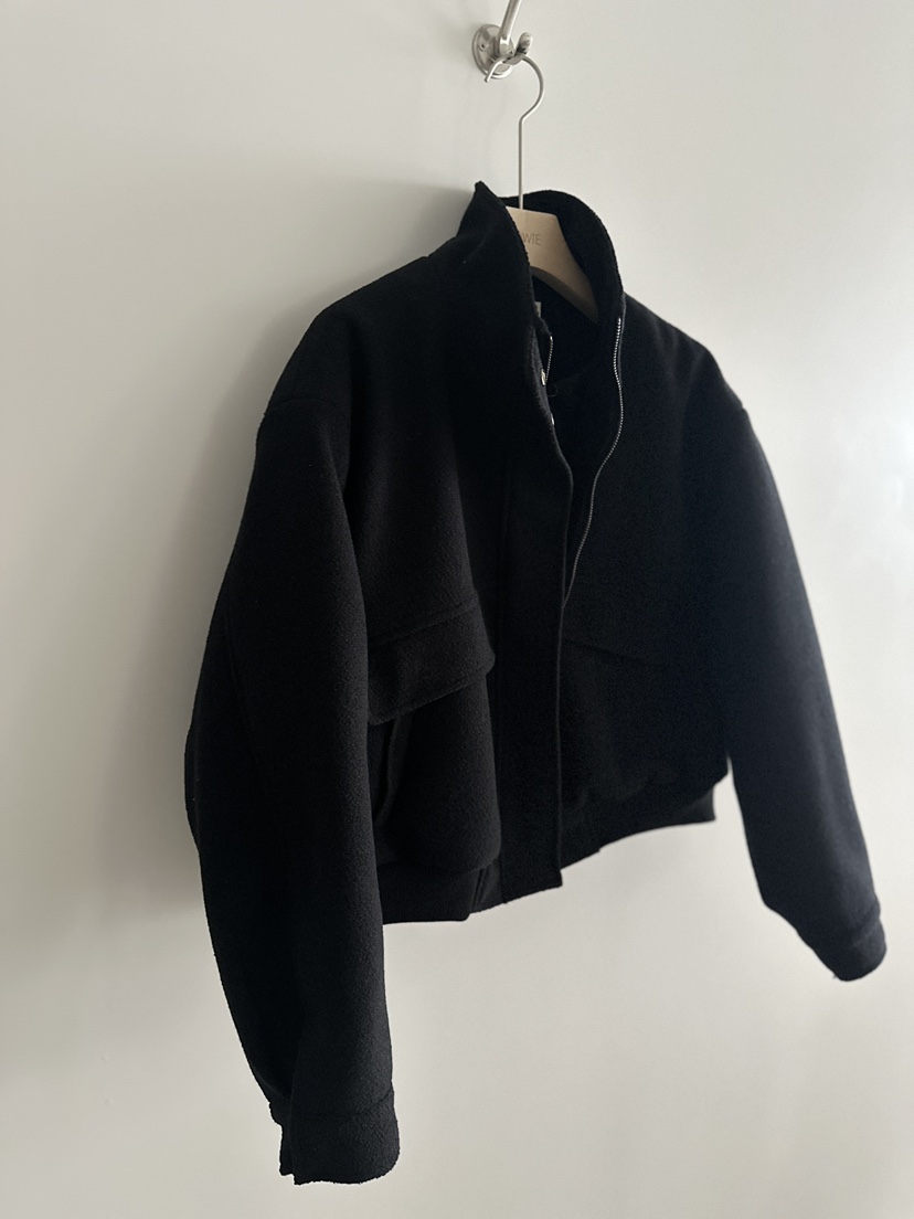 BOWIE東大門㊣代購女裝新品人氣真品時尚推薦25秋冬夾克羊毛填充BOWIE夾克圖色2