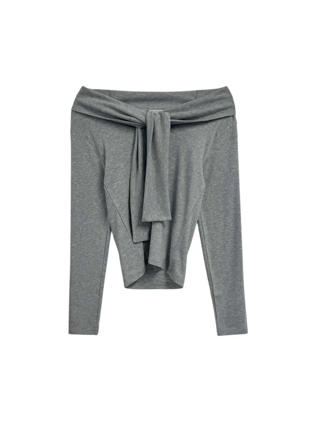 OURSTUDIO東大門㊣實拍女裝新款熱賣人氣25秋冬休閑長袖T恤OURSTUDIO長袖T恤圖色1