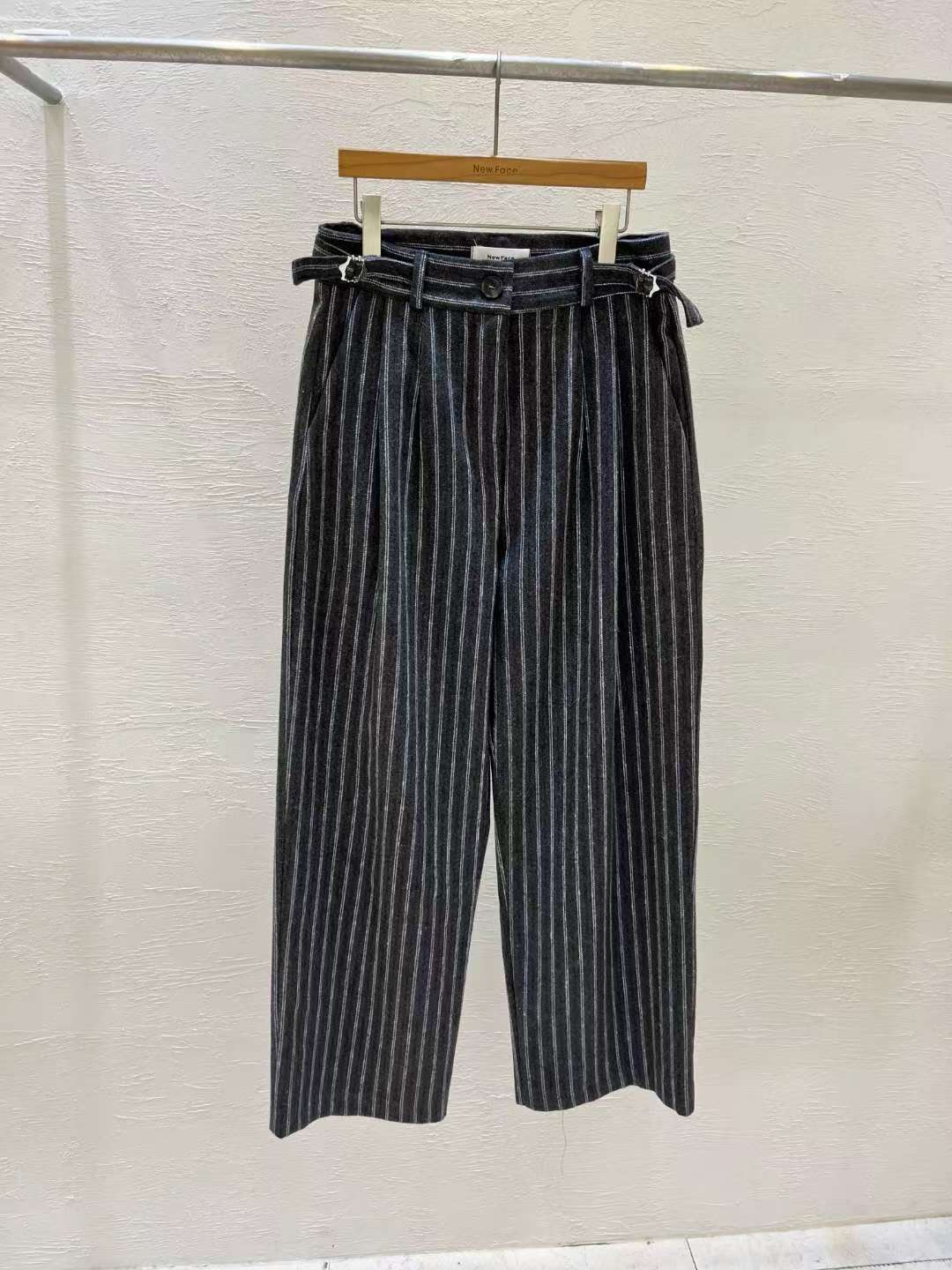 NEW FACE韓國直郵㊣女士新款25秋冬休閑人氣真品職業休閑褲NEW FACE休閑褲圖色2