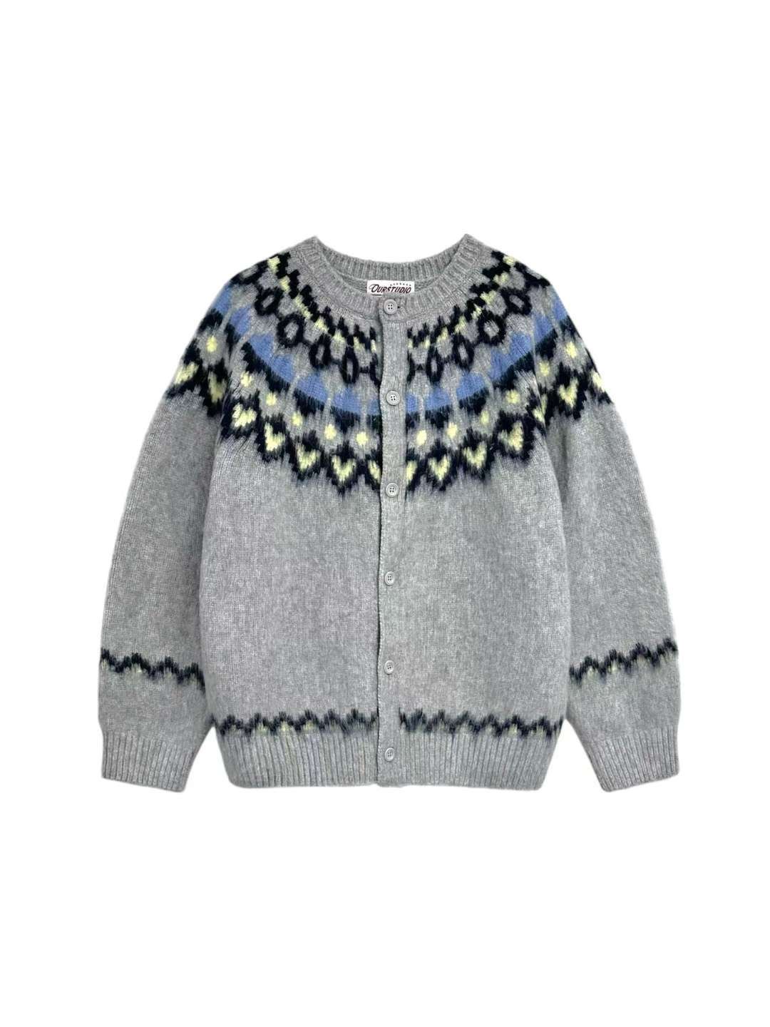 OURSTUDIO東大門㊣實拍女裝新品真品熱賣休閑時尚針織衫開衫OURSTUDIO針織衫圖色1