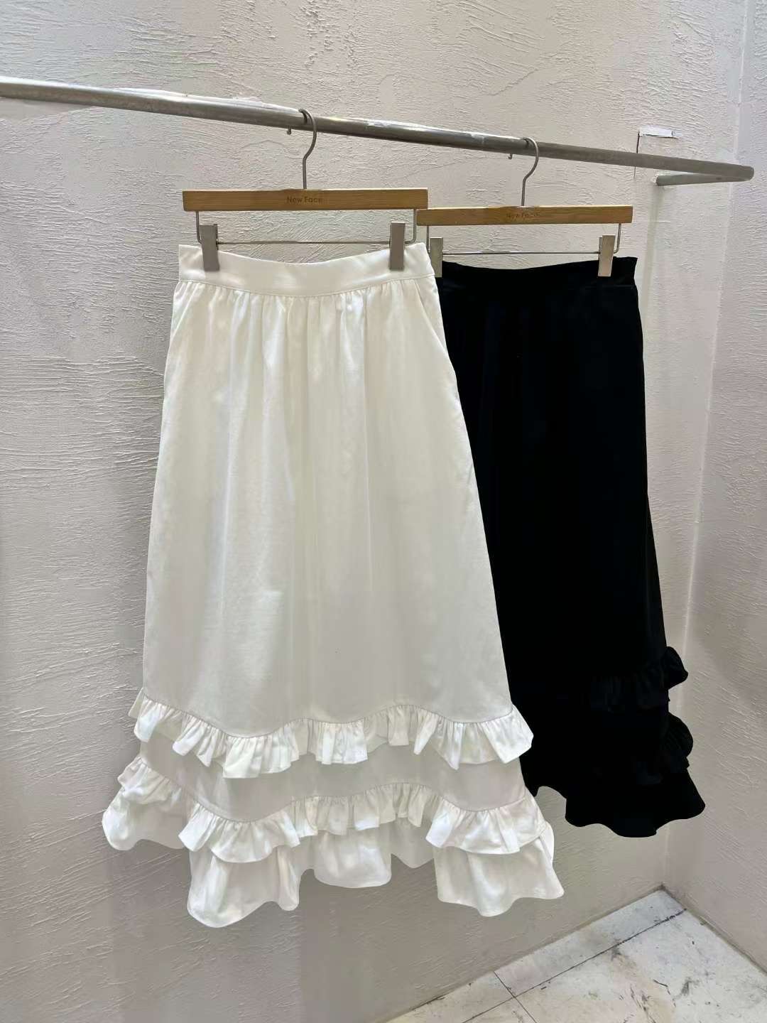 NEW FACE韓國代購㊣女裝新品休閑職業人氣25秋冬時尚熱賣長裙NEW FACE長裙圖色2左二色