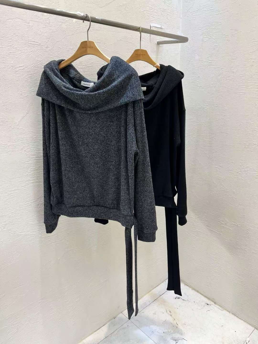 NEW FACE韓國代購㊣女士新品時尚推薦25秋冬職業人氣長袖T恤NEW FACE長袖T恤