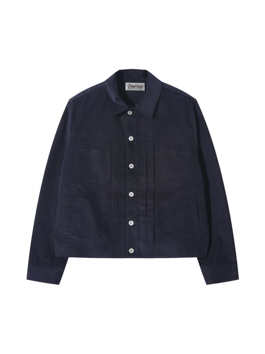 OURSTUDIO東大門㊣實拍女裝新款時尚25秋冬真品休閑夾克燈芯絨OURSTUDIO夾克圖色2