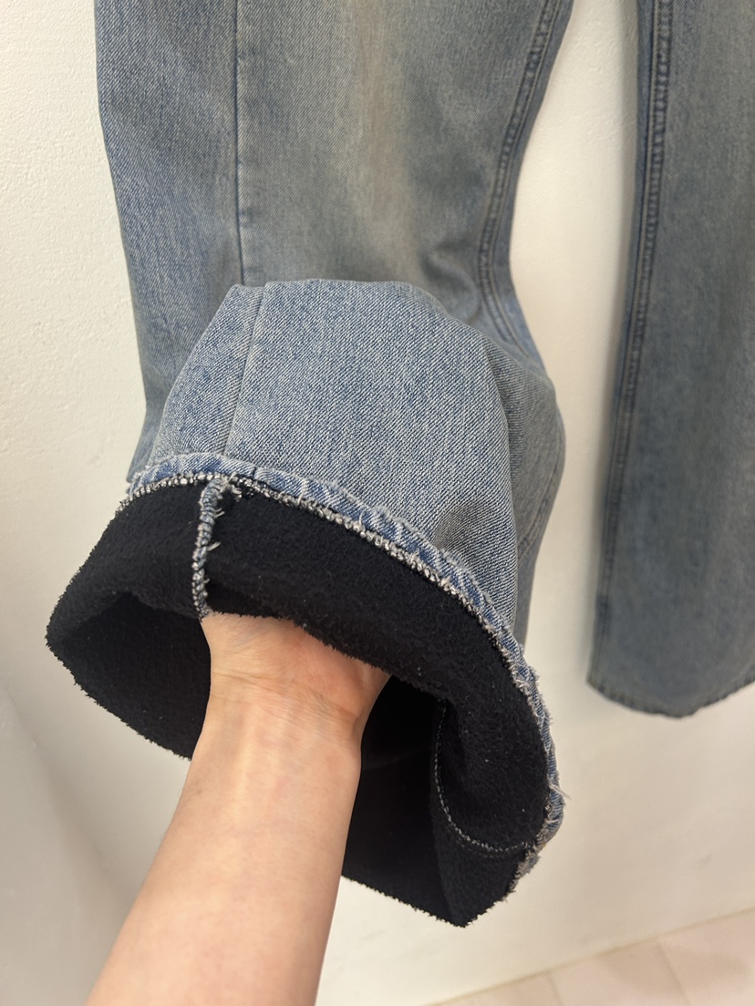 MOST OF ALL U韓國代購㊣女裝新品人氣25秋冬職業牛仔褲MOST OF ALL U牛仔褲