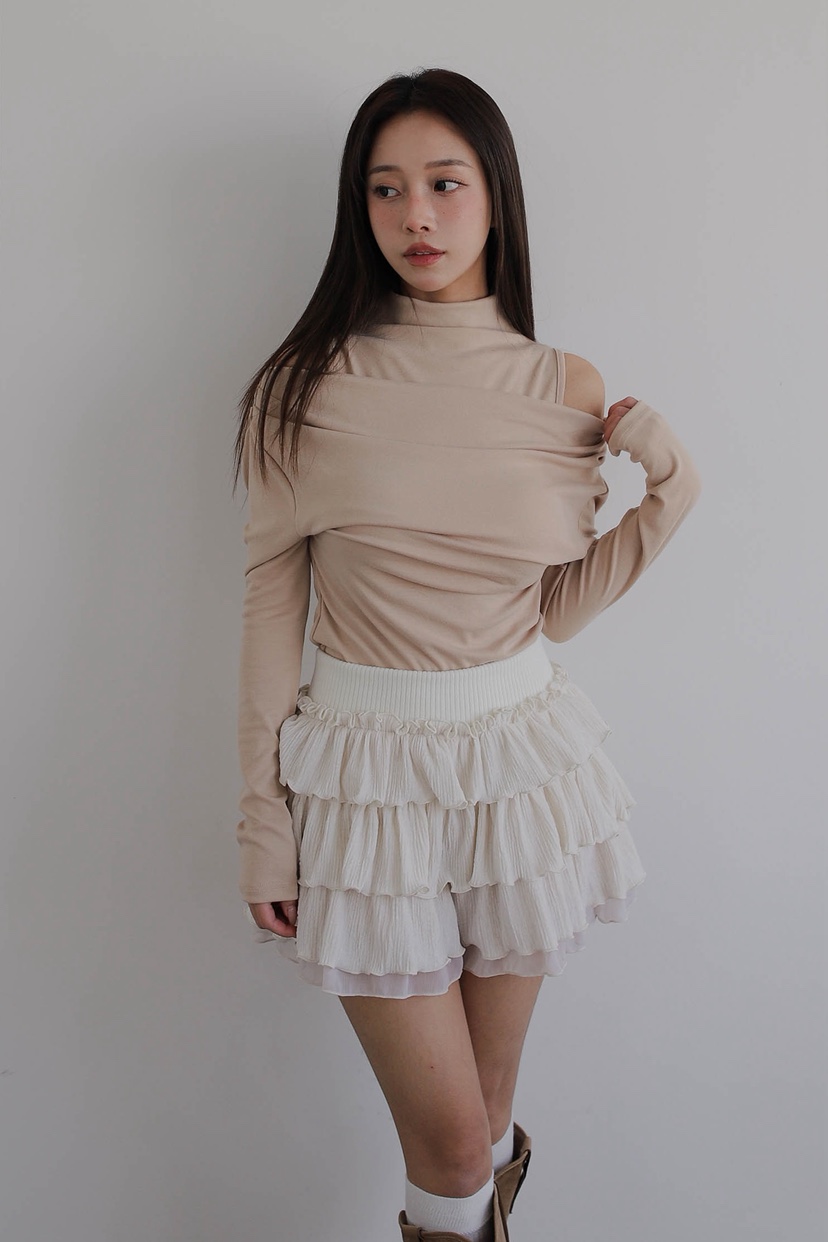 SLIT韓國代購㊣女裝新款職業人氣熱賣時尚休閑推薦25秋冬長袖T恤SLIT長袖T恤