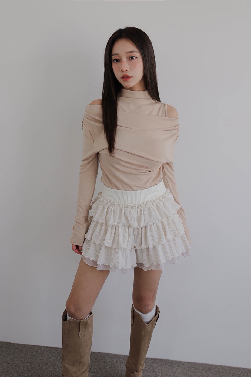 SLIT韓國代購㊣女裝新款職業人氣熱賣時尚休閑推薦25秋冬長袖T恤SLIT長袖T恤