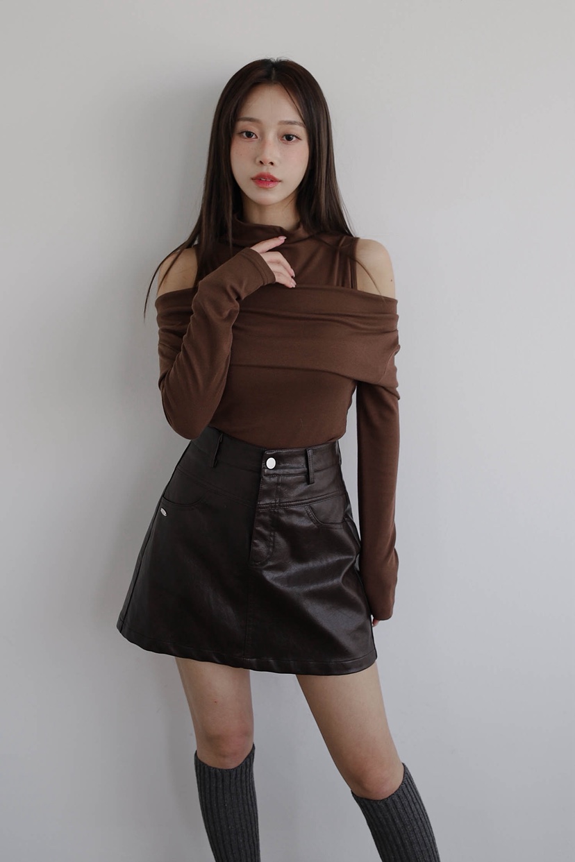 SLIT韓國代購㊣女裝新款職業人氣熱賣時尚休閑推薦25秋冬長袖T恤SLIT長袖T恤