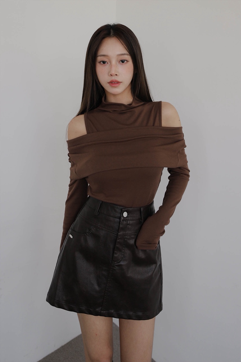 SLIT韓國代購㊣女裝新款職業人氣熱賣時尚休閑推薦25秋冬長袖T恤SLIT長袖T恤