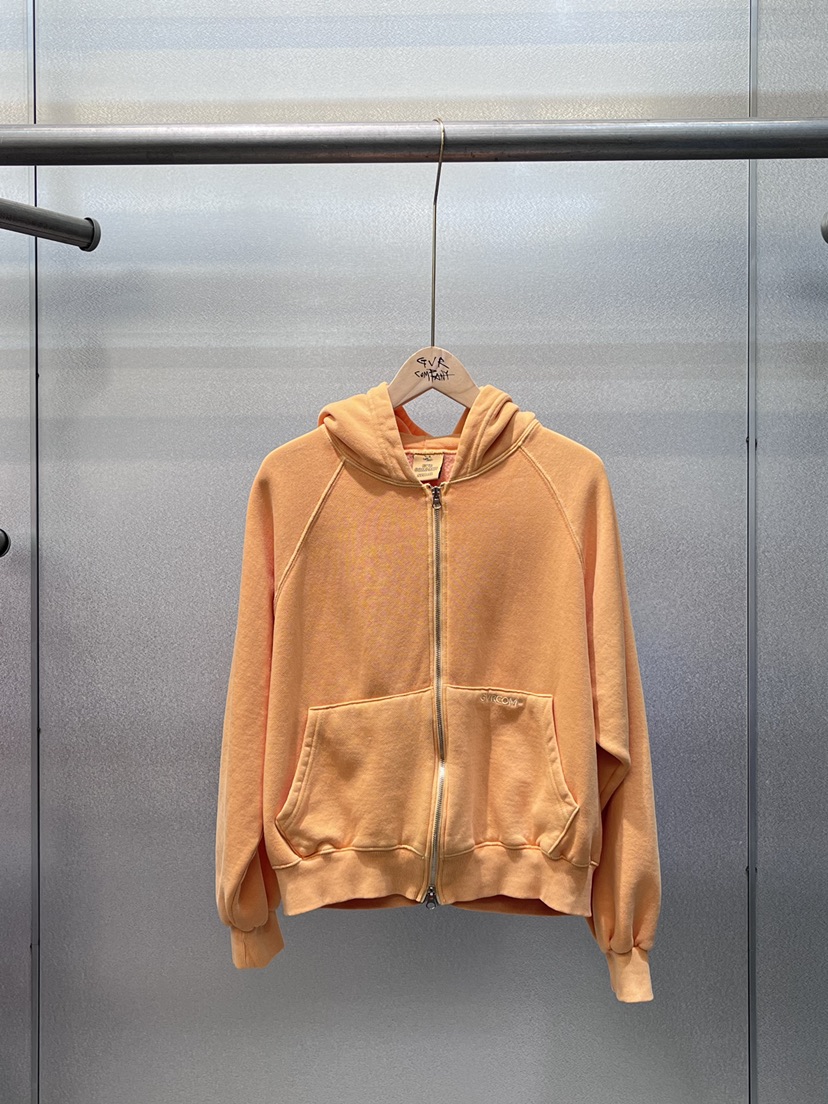 GVR COMPANY東大門㊣實拍女士新品熱賣25秋冬衛衣拉鏈加絨GVR-COMPANY衛衣圖色2黃色