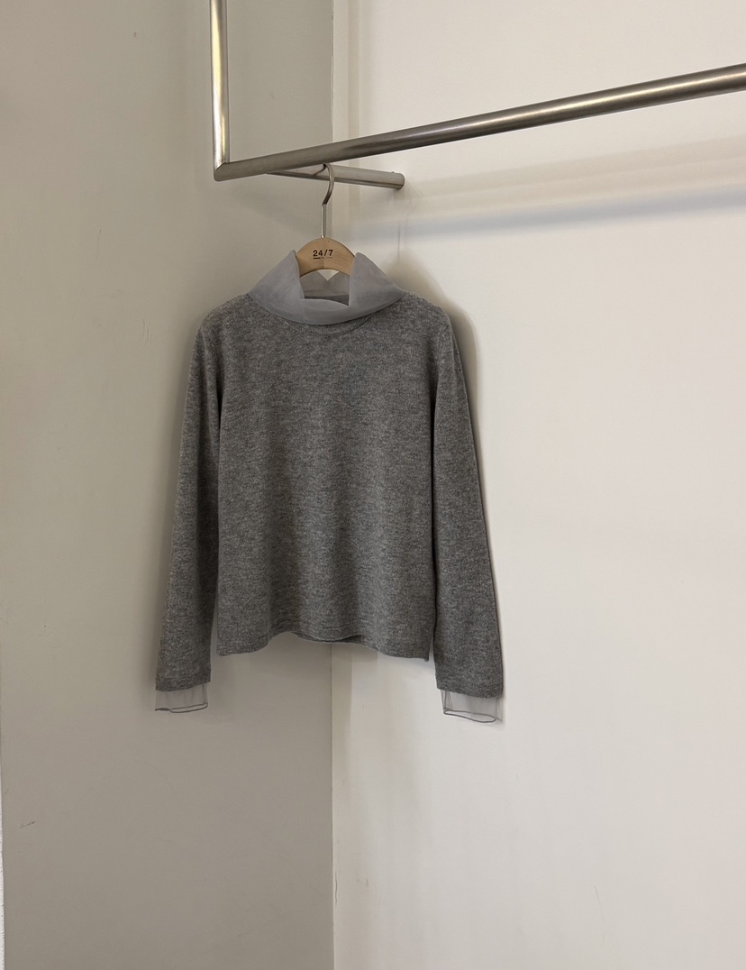TWENTY FOUR SEVEN24-7東大門㊣直郵女裝新款25秋冬長袖T恤TEWNTY FOUR SEVEN24-7長袖T恤圖色2