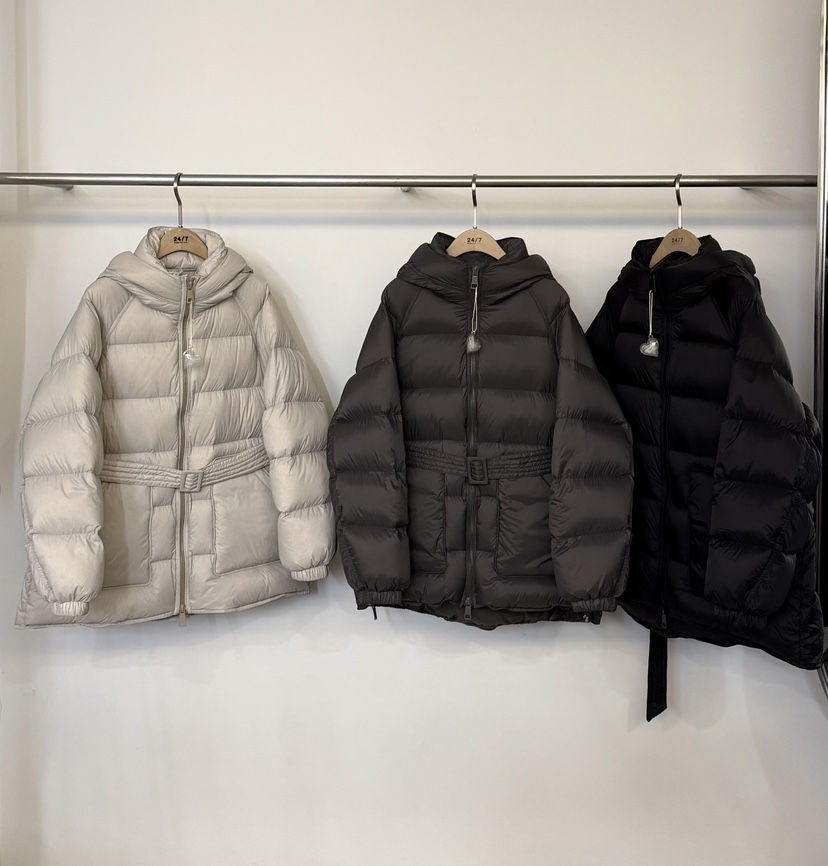 TWENTY FOUR SEVEN24-7東大門㊣實拍女裝新品25秋冬短款羽絨服含腰帶填充鴨絨TEWNTY FOUR SEVEN24-7短款羽絨服