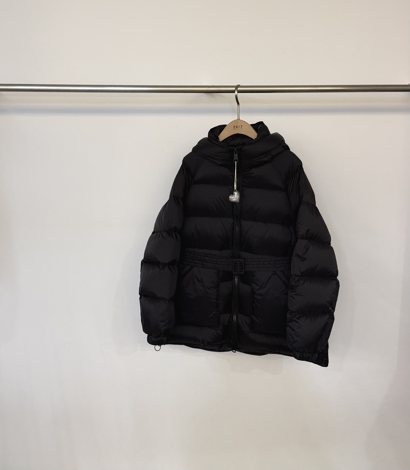 TWENTY FOUR SEVEN24-7東大門㊣實拍女裝新品25秋冬短款羽絨服含腰帶填充鴨絨TEWNTY FOUR SEVEN24-7短款羽絨服圖色2